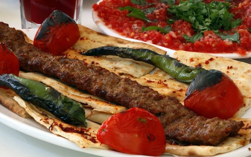 Prawdziwy turecki kebab.